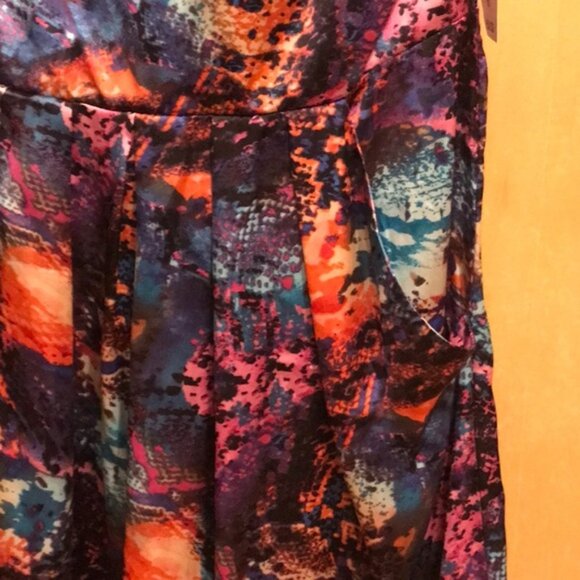 New Roz & Ali Multicolor Sleeveless Dress - Picture 4 of 7